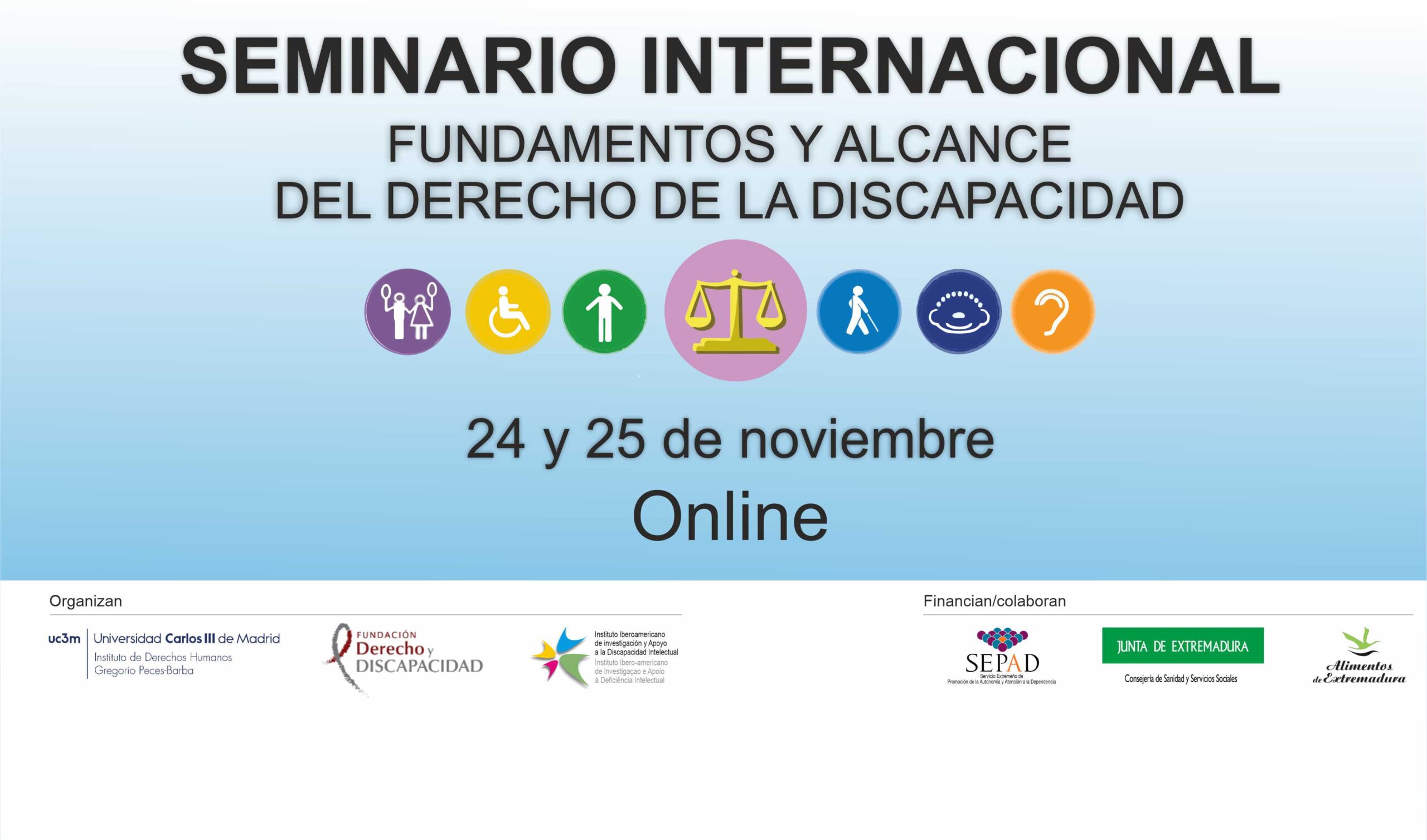 Seminario internacional «Fundamentos y Alcance del Derecho de la Discapacidad»