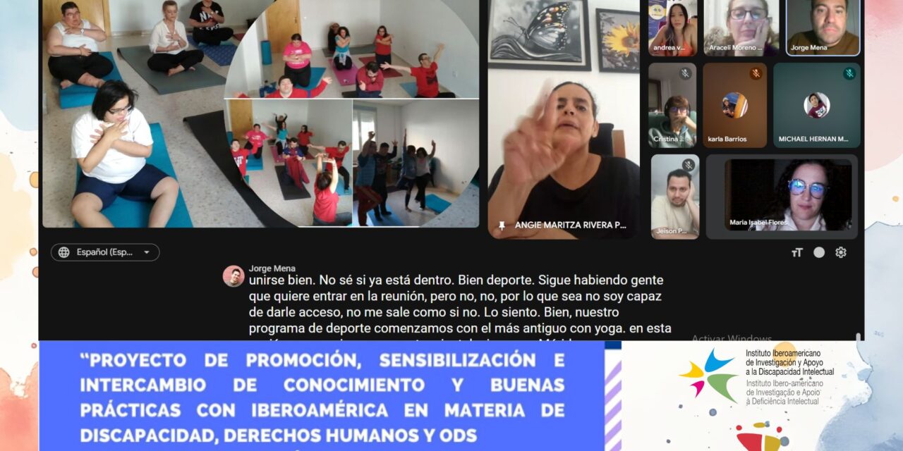 ARRANCA CON ÉXITO LA PRIMERA CONEXIÓN DEL CURSO SOBRE SALUD, DEPORTE ADAPTADO Y OCIO INCLUSIVO