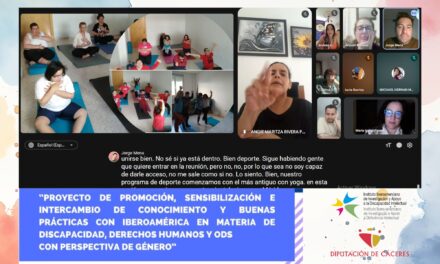 ARRANCA CON ÉXITO LA PRIMERA CONEXIÓN DEL CURSO SOBRE SALUD, DEPORTE ADAPTADO Y OCIO INCLUSIVO