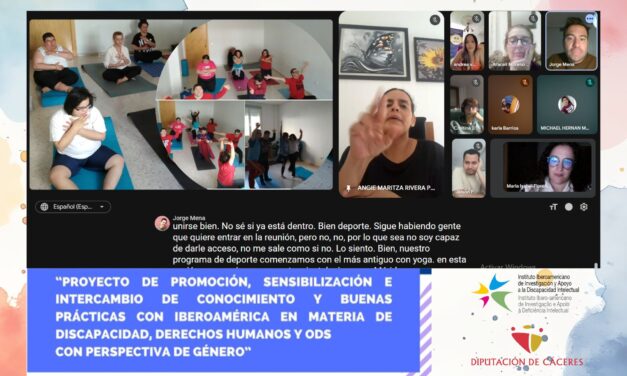 ARRANCA CON ÉXITO LA PRIMERA CONEXIÓN DEL CURSO SOBRE SALUD, DEPORTE ADAPTADO Y OCIO INCLUSIVO